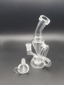5" Klein Recycler Mini Vortex Bong Portable Travel Water Pipe