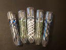 Blazin Bullets Hand Blown | Mini Glass Chillum | Chillumz
