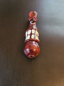 Cyclops Glass Chillum Pipe | Handmade Art Glass Chillum | Chillumz