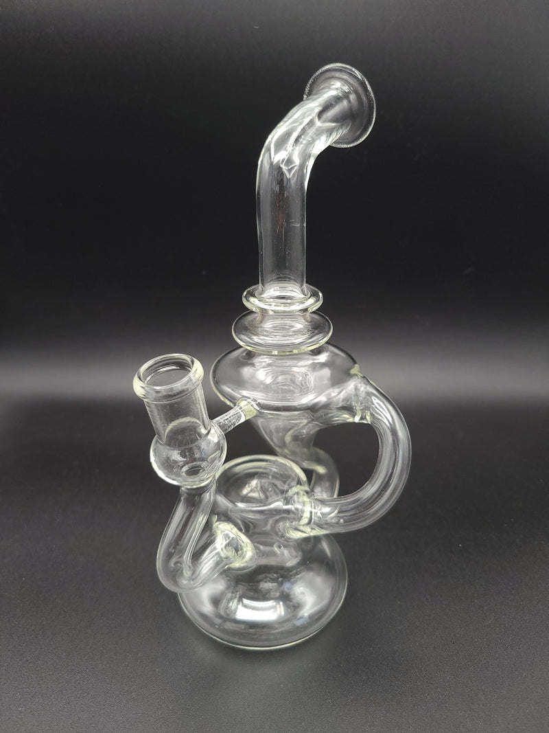 8" Klein Vortex Recycler Bong Water Pipe Hookah Bubbler, w/ Included Bowl