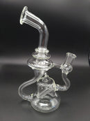 8" Klein Vortex Recycler Bong Water Pipe Hookah Bubbler, w/ Included Bowl
