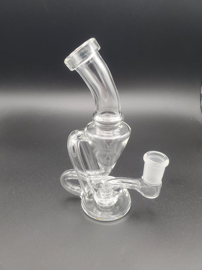 5" Mini Vortex Recycler Bong Water Pipe Hookah Bubbler, w/ Included Bowl