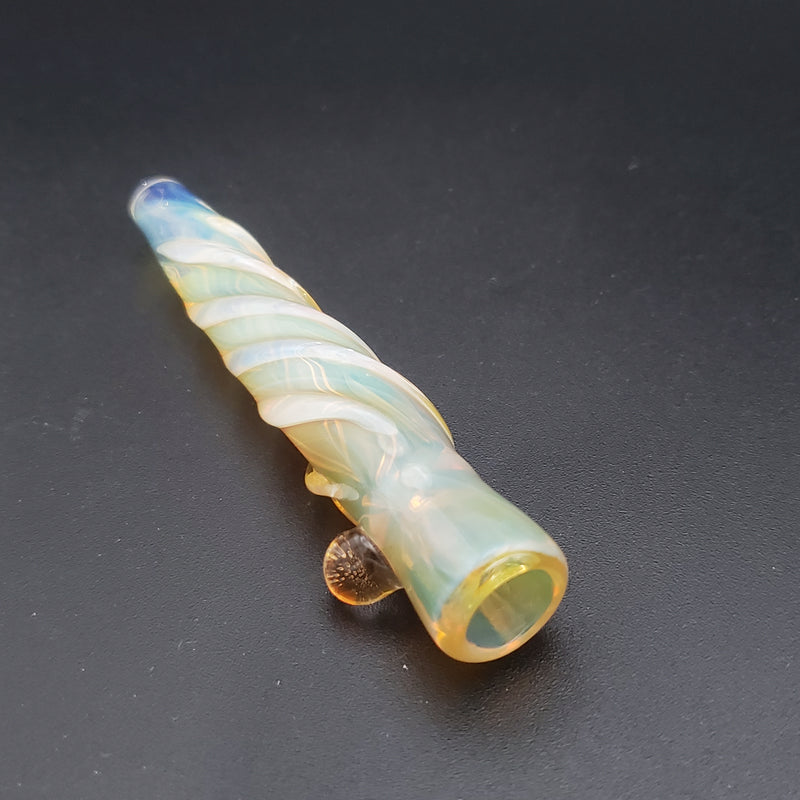 Unicorn Horn Mystical Creature Color-Changing Glass Smoking Pipe