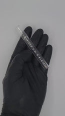 Clear Glass Chillum Pipe | One Hitter Bat | Chillumz