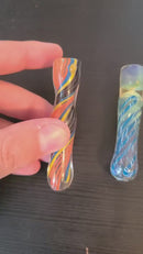 Thick Glass Chillum Pipe | Handblown Glass  Chillums | Chillumz