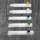 The PINCHY, Flat Mouth Pinch 3" Inch One Hitter Taster Pipe Color Roll Stop