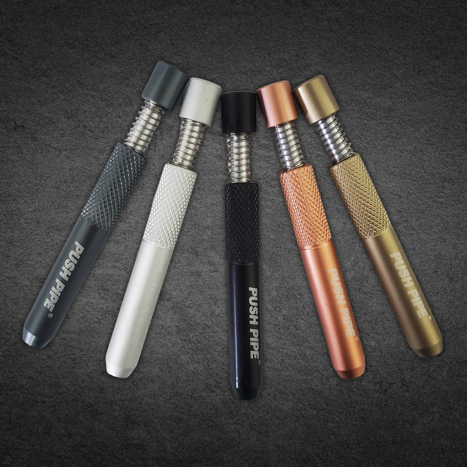Premium Self-Cleaning One Hitter Pipes | PUSH PIPE® MAX