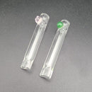 The PINCHY, Flat Mouth Pinch 3" Inch One Hitter Taster Pipe Color Roll Stop